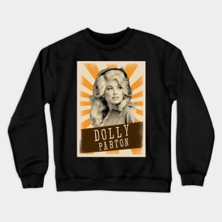 Vintage Aesthetic Dolly Parton 1970s Crewneck Sweatshirt